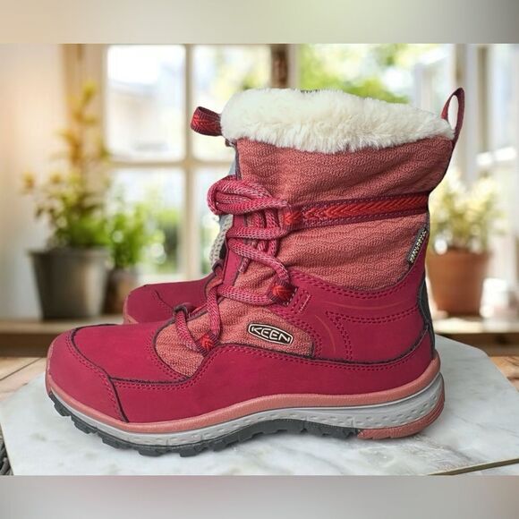 🔥 KEEN || Winter Snow Insulated Terradora Apres Fur Lined Hiking Boot Size 5 - Picture 13 of 16